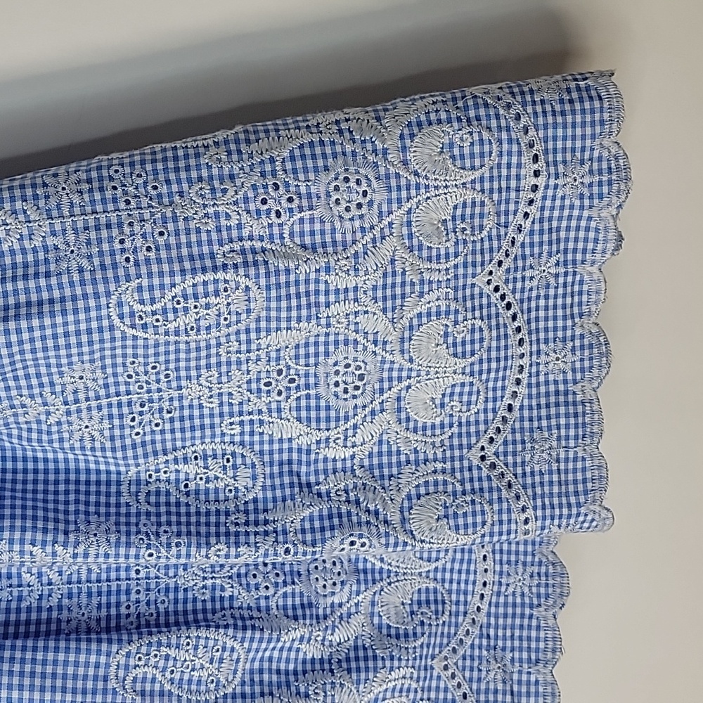 NWT rare edition embroidered gingham dress size 7 girls - Picture 6 of 8
